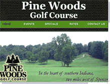 Tablet Screenshot of pinewoodsgc.com